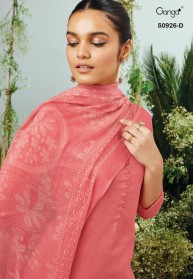 Ganga Selvi 926 Primum Cotton Satin Solid Dress Materials